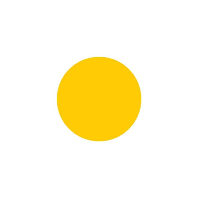 30668 INVENTORY LABEL-3IN YELLOW PPR