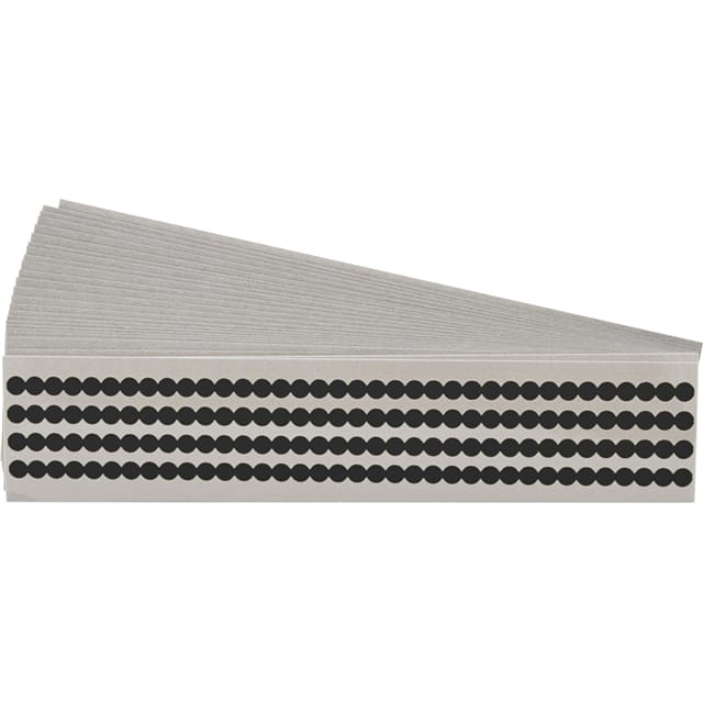 QD-25-BK-PK QD-25-BK-PK, LABEL, 0.25"DIA,BLA