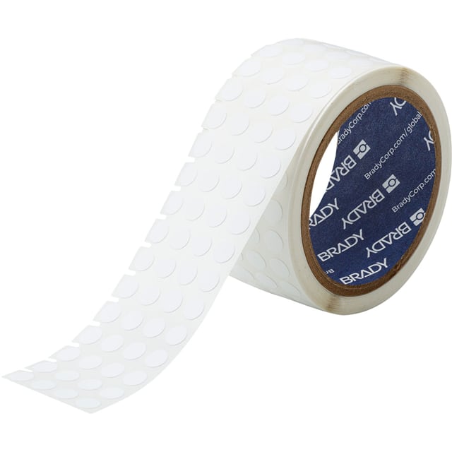THT-143-499-3 LABEL, 0.375 IN DIA