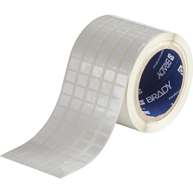 THT-12-533-10 LABEL, 0.437 IN H X 0.5 IN W