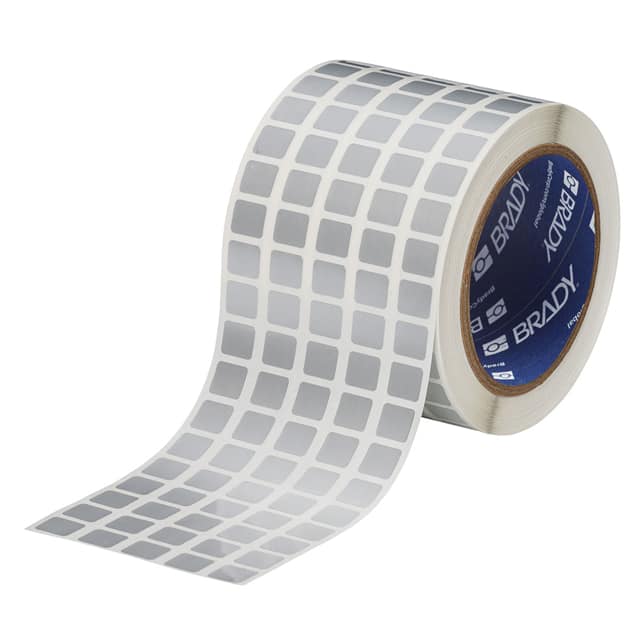 THT-12-435-10 LABEL, 0.437 IN H X 0.5 IN W