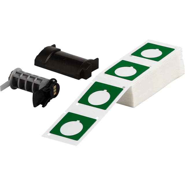 PTLEP-169-593-GN LABEL, 1.8 IN H X 1.8 IN W