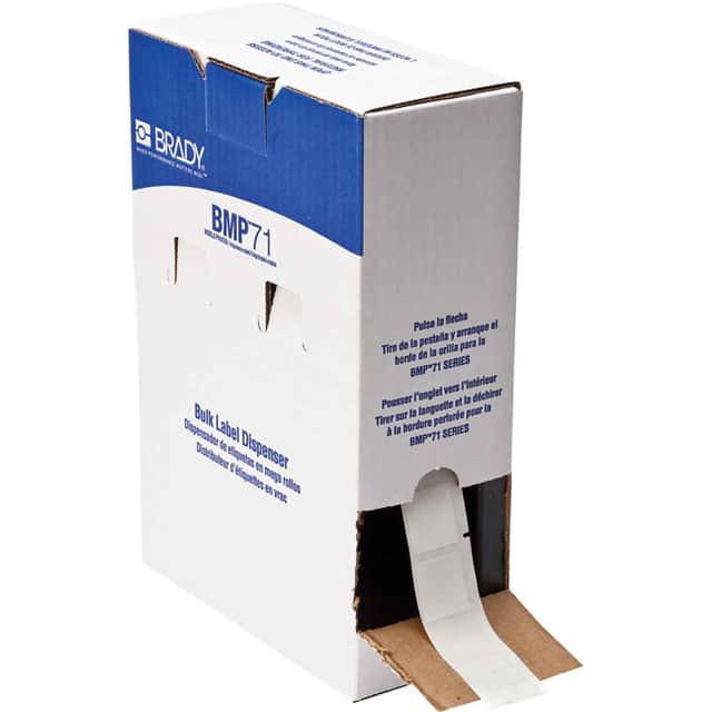 BM71-64-427 LABEL, 3.375 IN H X 1 IN W