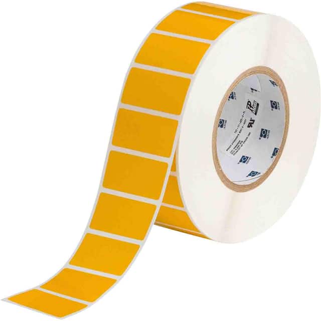 THT-17-423-3-YL LABEL, 1 IN H X 2 IN W