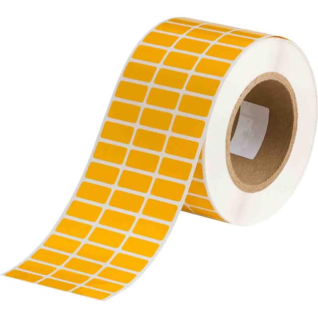 THT-5-423-10-YL LABEL, 0.5 IN H X 1 IN W