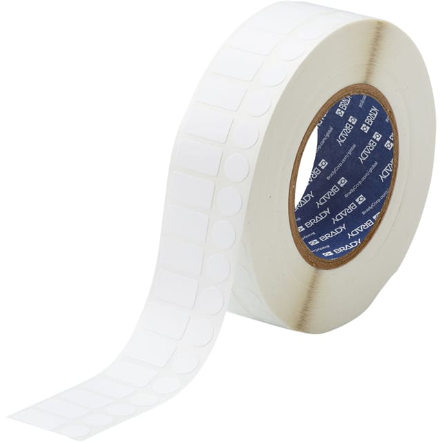THT-126-499-3 LABEL, 0.5 IN H X 0.9 IN W