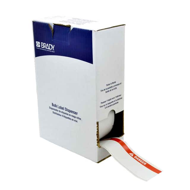 BM71C-2000-854-DAN LABEL, 2 IN H X 4.125 IN W