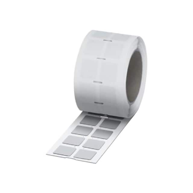 0827467 PLASTIC LABEL ROLL SILVER