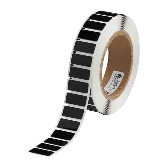 THTEP-171-593-.5BK LABEL, 0.49 IN H X 1.06 IN W