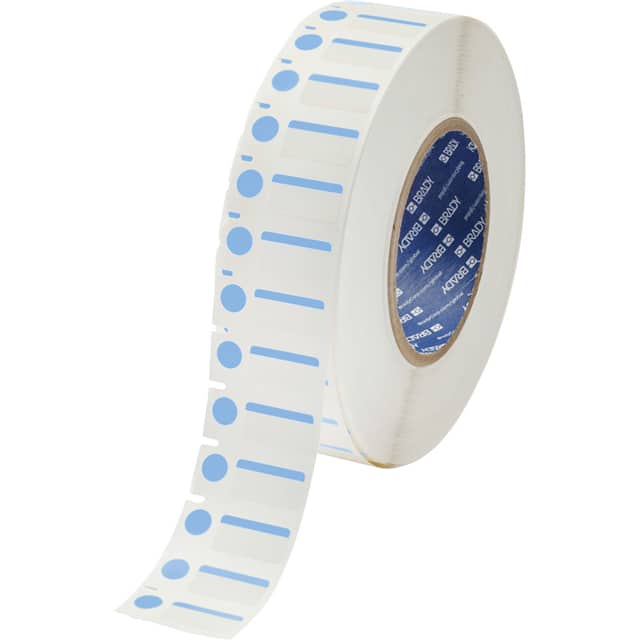 THT-250-494-BL LABEL, 0.5 IN H X 1 IN W