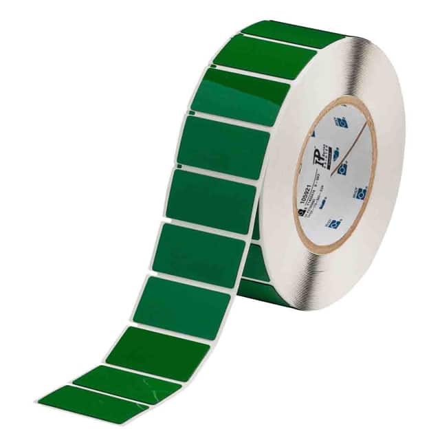 THTEP-173-593-.5GN LABEL, 1 IN H X 2 IN W