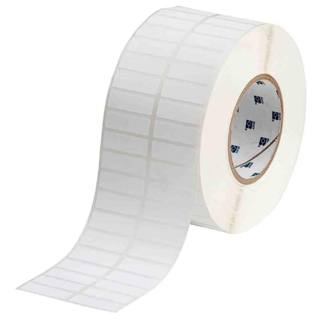 THT-37-489-10 LABEL, 0.5 IN H X 1.5 IN W