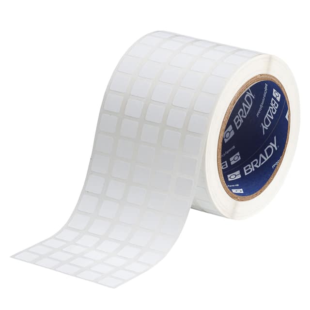 THT-12-351-10 LABEL, 0.437 IN H X 0.5 IN W