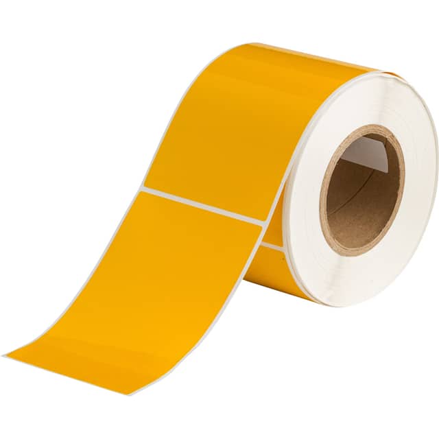 THT-25-423-.5-YL LABEL, 4 IN H X 6 IN W