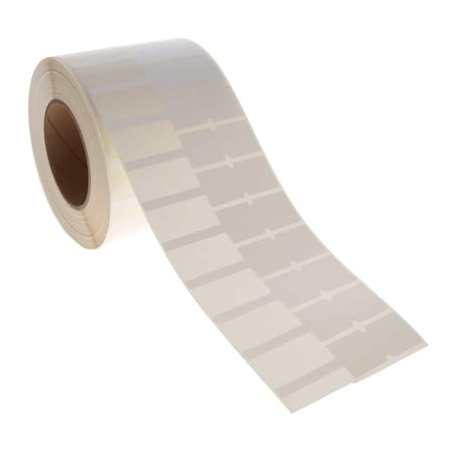 596-97004 1" X 4" FLAGTAG LABEL, LASER PRI