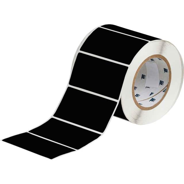 THT-55-8591-1-BK LABEL, 2 IN H X 4 IN W
