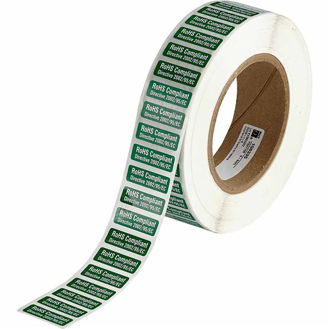 ROHS-1-5 LABEL, 0.4 IN H X 1.18 IN W
