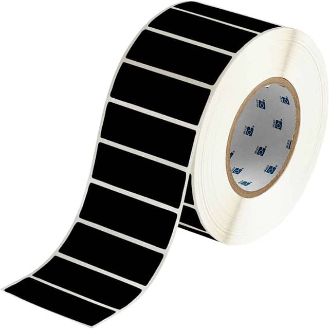 THT-18-8591-3-BK LABEL, 1 IN H X 3 IN W