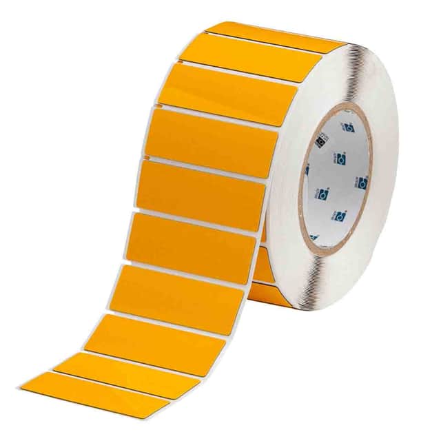 THTEP-176-593-.5YL LABEL, 1 IN H X 3 IN W
