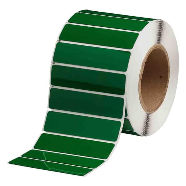 THTEP-174-593-.5GN LABEL, 1 IN H X 4 IN W