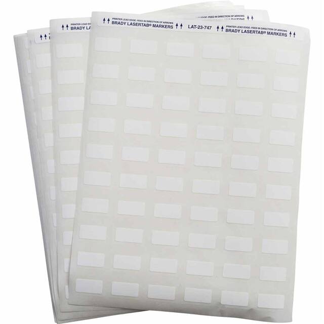 LAT-23-747-2.5 LABEL, 0.5 IN H X 1 IN W