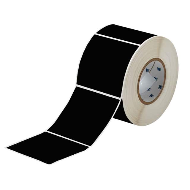 THT-161-8591-1-BK LABEL, 4 IN H X 4 IN W