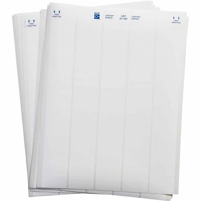 LAT-47-707-10 LABEL, 0.5 IN H X 1.5 IN W