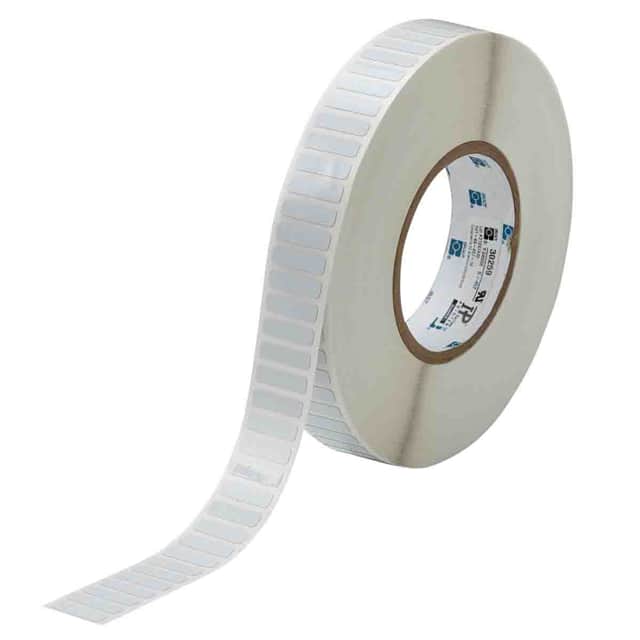 THT-49-727-10 LABEL, 0.25 IN H X 0.9 IN W