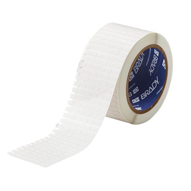 THT-104-729-20 LABEL, 0.177 IN H X 0.315 IN W