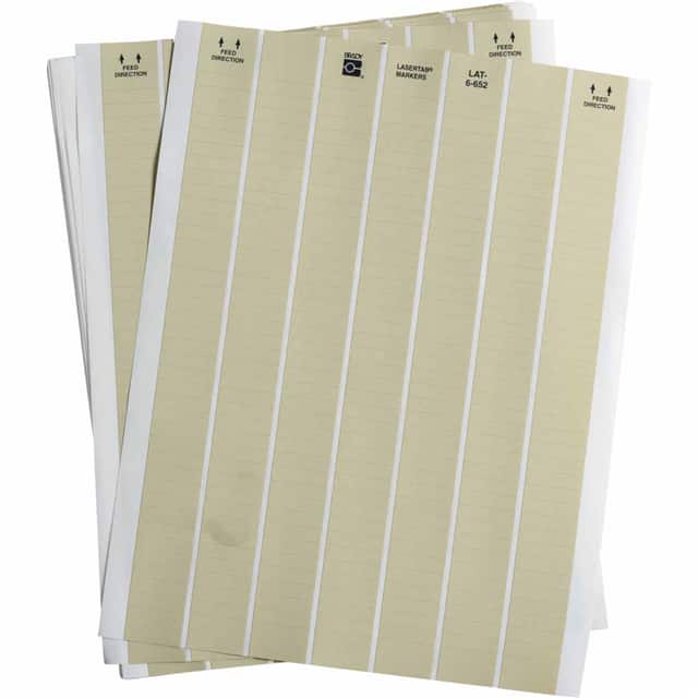 LAT-6-652-10 LABEL, 0.25 IN H X 1 IN W