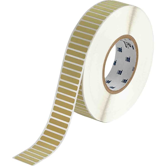 THT-43-724-10 LABEL, 0.25 IN H X 1.25 IN W