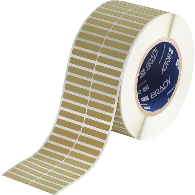 THT-13-724-10 LABEL, 0.25 IN H X 1.25 IN W