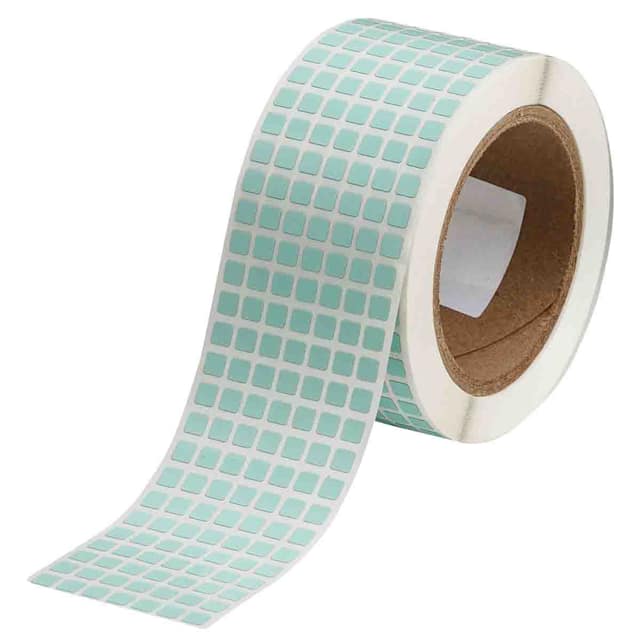 THT-70-776-20 LABEL, 0.25 IN H X 0.25 IN W