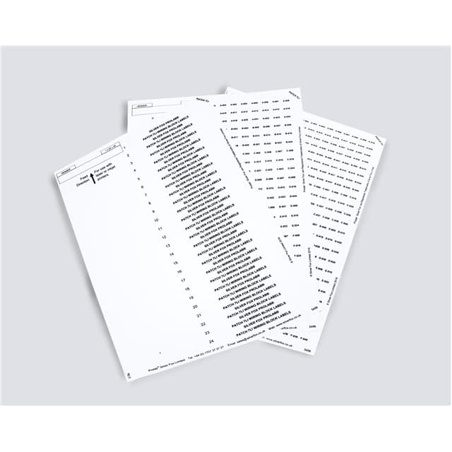 PATCH 10L(10) ADHESIVE PATCH PANEL LABELS
