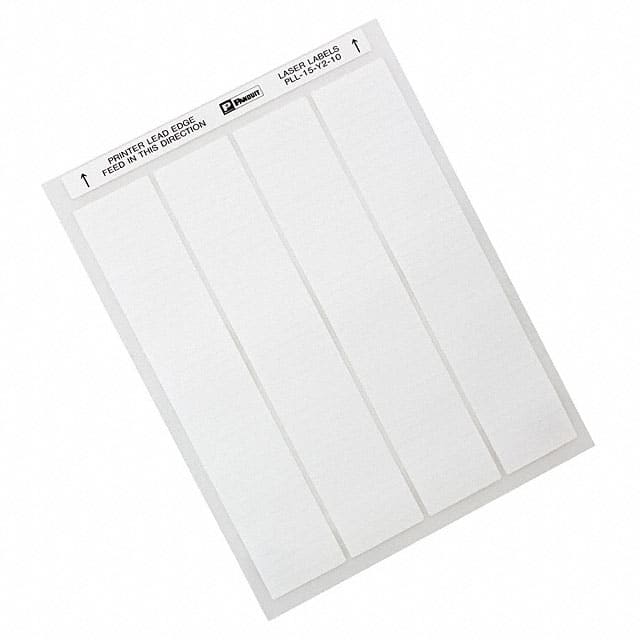 PLL-15-Y2-10 LABEL LSR POLY WHT 1.88X.25" 10K