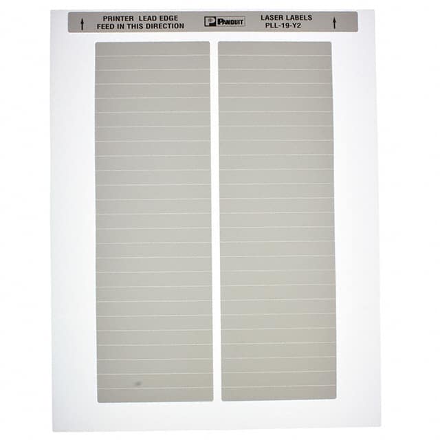 PLL-19-Y2-1 LABEL LSR POLY WHT 3.0X.38"