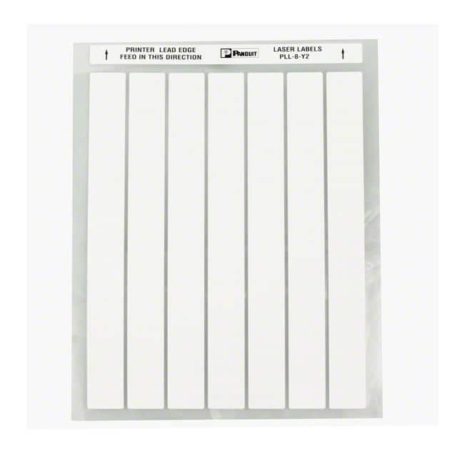 PLL-8-Y2-10 LABEL LSR POLY WHT 1.0X.38"
