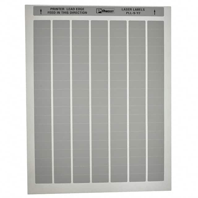 PLL-9-Y2-10 LABEL LSR POLY WHT 1.0X.5"
