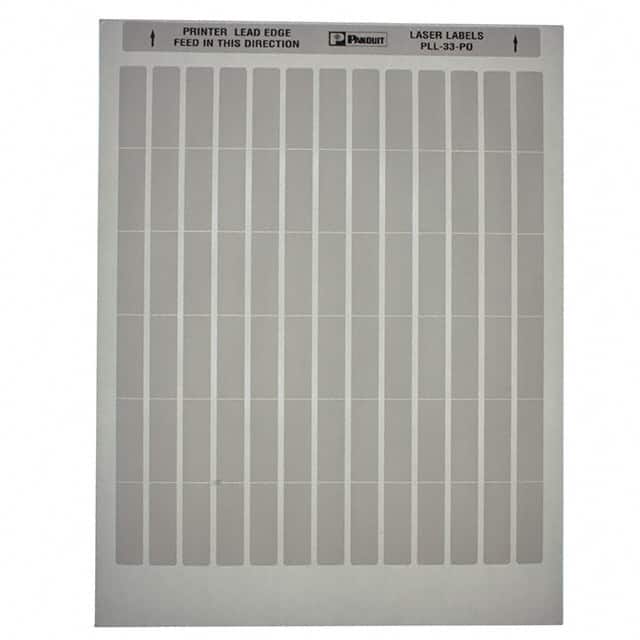 PLL-33-PO-5 LABEL LSR POLYFN WHT .50X1.5"