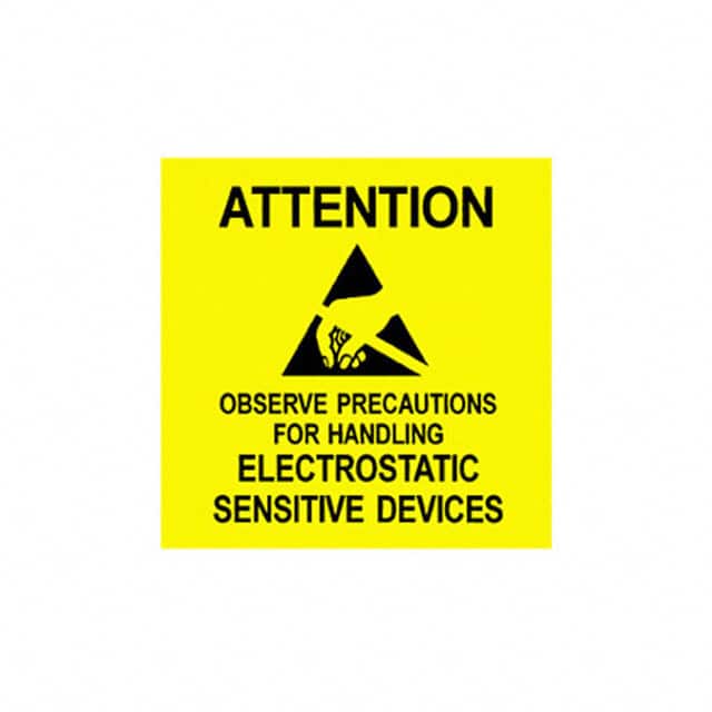 06722 LABEL ESD/STATIC 2"X2" 500PC