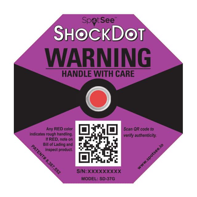 SD-37G SHOCKDOT LABEL 37G (PURPLE)