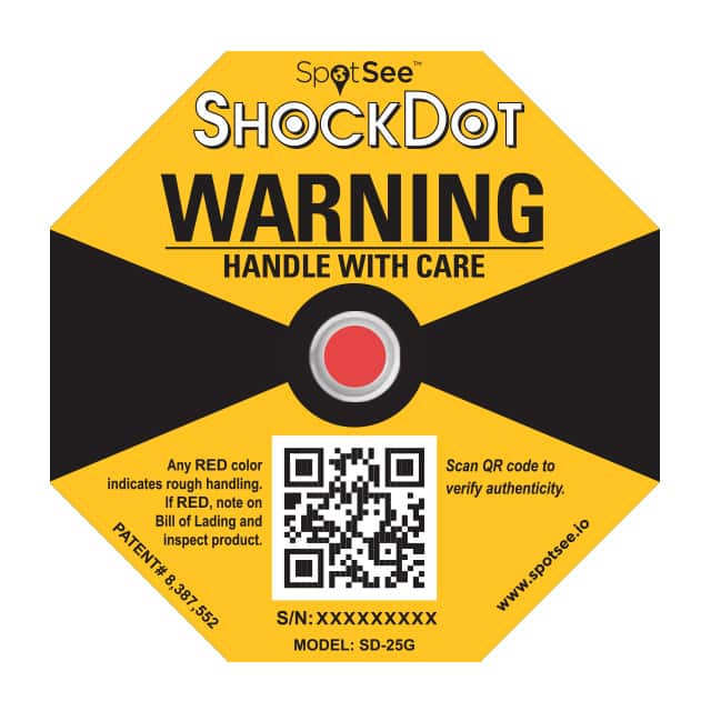SD-25G SHOCKDOT LABEL 25G (YELLOW)