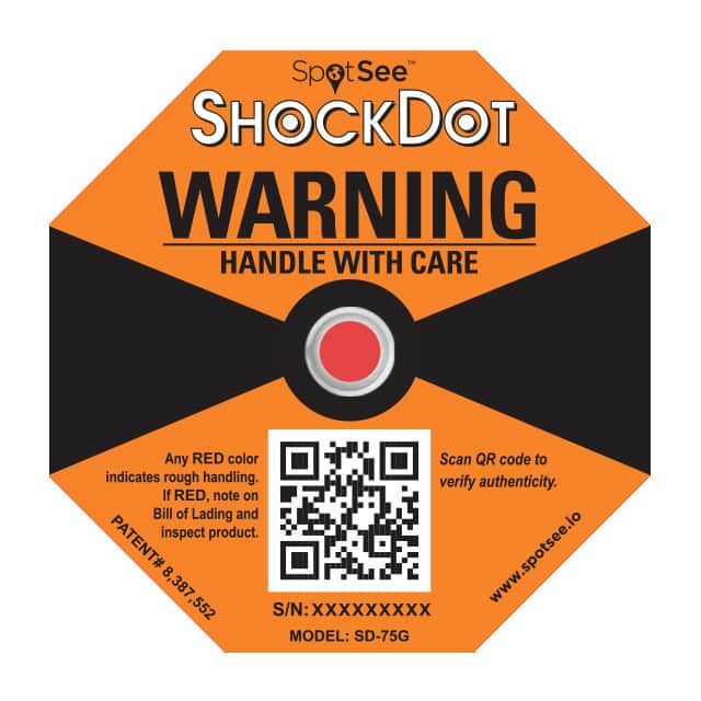 SD-75G SHOCKDOT LABEL 75G (ORANGE)