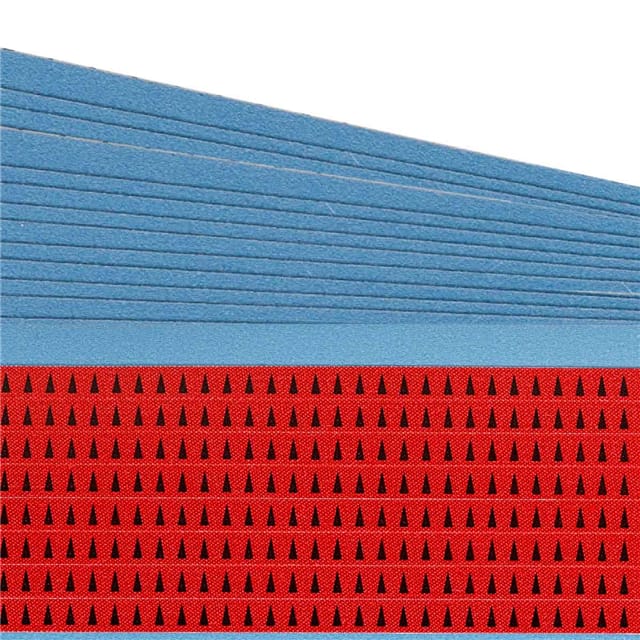 BIA-RD-PK LABEL BLACK ON RED 1=25PCS