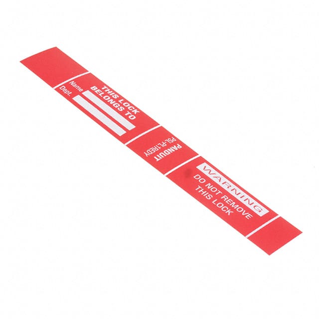 PSL-PL1REDY LABEL ELECTRL WARN 10"X0.75"
