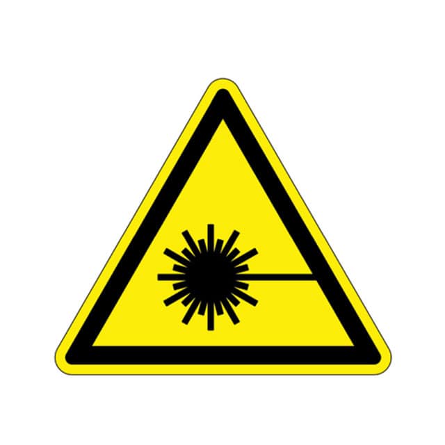 PESW-E-8Y LABEL ELECT WARN 7.9" BK/YL 10PC