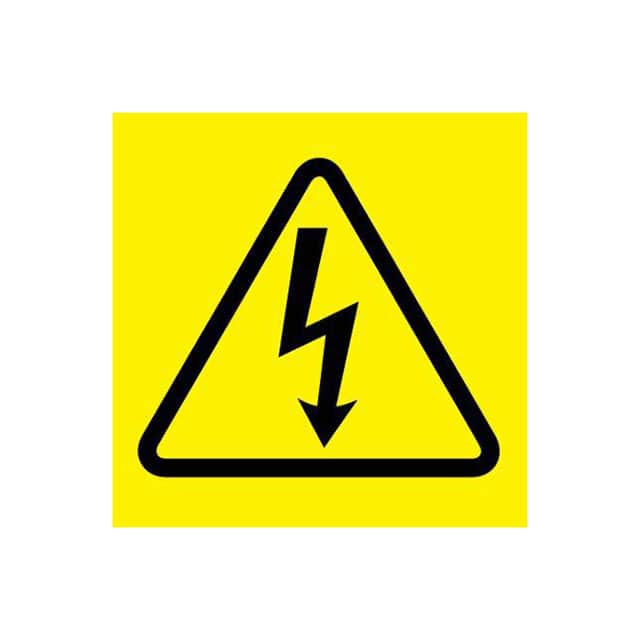 PESC-H-AT LABEL ELECTRL WARN 0.51"X0.51"