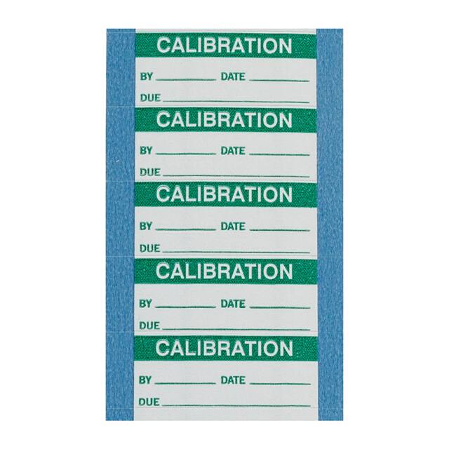 WO-10-VP LABEL GREEN ON WHITE 1=5PCS