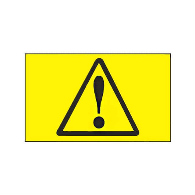 PLD-52 LABEL ELECTRL WARN 1.5"X1" 200PC