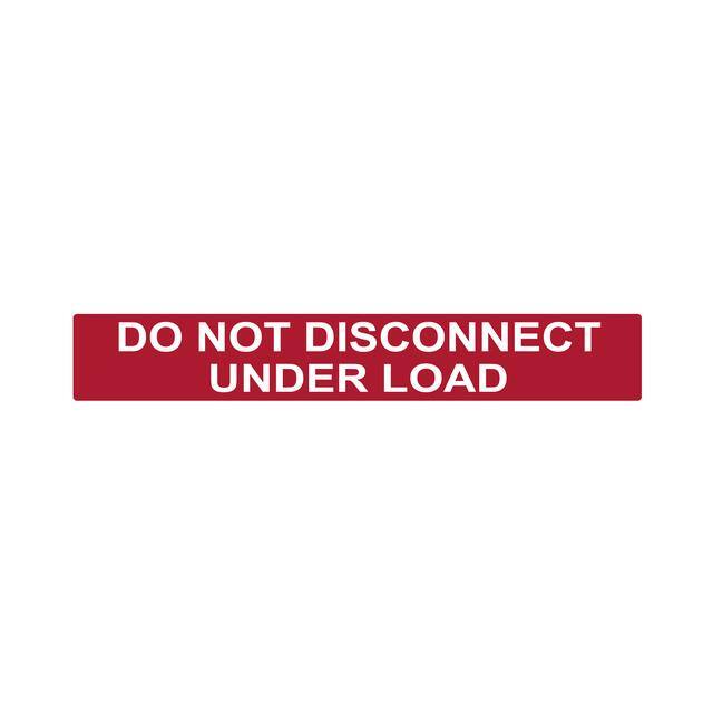596-00244 LABEL ELECTRL WARN 6.5"X1" 50PC